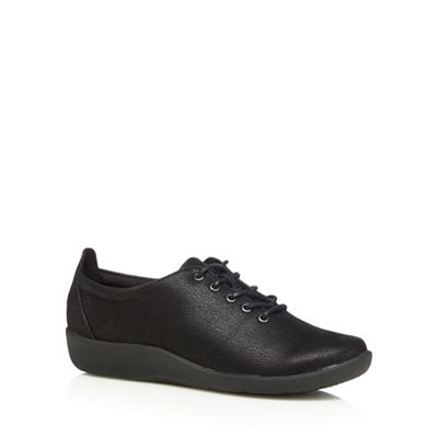 Clarks Black 'Sillian Tino' lace up shoes